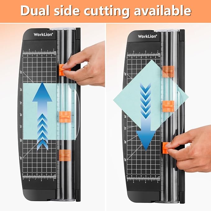 WORKLION Small Paper Trimmer, Portable Paper Cutter - Image 5
