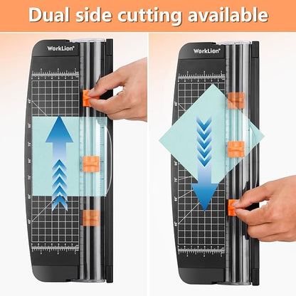 WORKLION Small Paper Trimmer, Portable Paper Cutter - Image 5