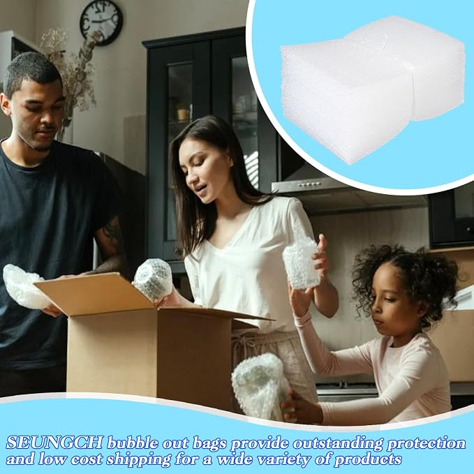50 Pcs Bubble Pouch Wraps, and Moving - Image 7