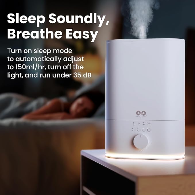 Everlasting Comfort 6L Humidifiers for Bedroom, Quiet 50HR Runtime No-Filter Supersized Cool Mist Humidifier Large Room for Whole House, Plants, Baby Nursery, Allergies, Dry Skin, Congestion, Indoor - Image 7