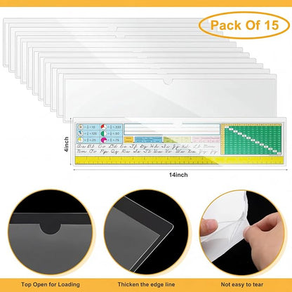 Chinco 15 Pcs Self Adhesive Pockets, Bin Labels - Image 2
