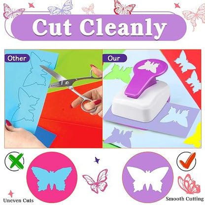 Paper Punch 1.8 Inch Butterfly Hole Punch - Image 6