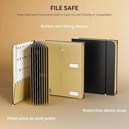 ABC life Document Organizer, Expanding File - Image 7