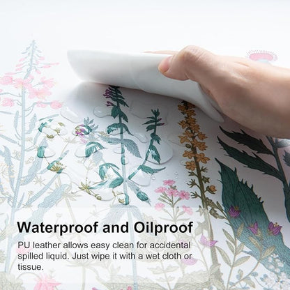 QIYI Large Mouse Pad, Floral Desk Mat - Image 3