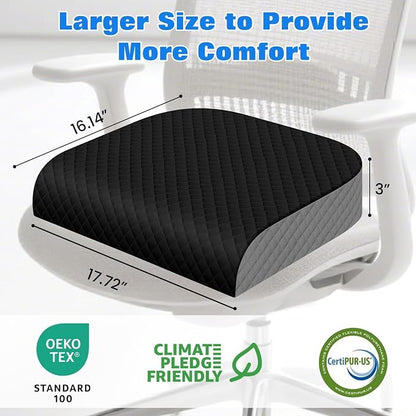 Seat Cushion, Memory Foam Chair Pad - Image 2