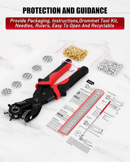 KingTool 2 in 1 Professional Leather Hole Punch - Image 6