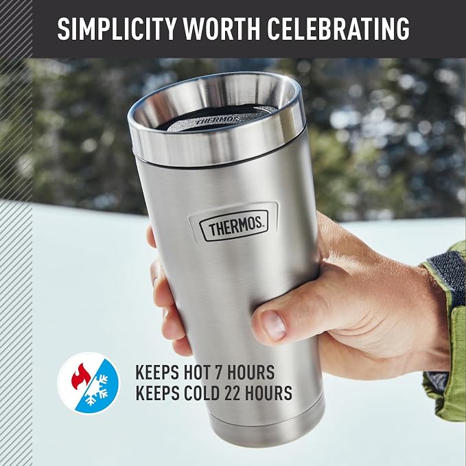 THERMOS ICON SERIES, Stainless Steel Tumbler, Glacier, 16 oz - Image 3