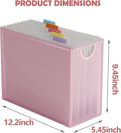 Sinboun Hanging File Organizer Letter-Size File Holder Filing Box Includes 5 - Image 5