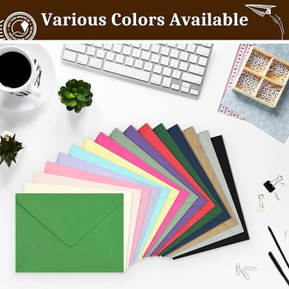 200 Pack A7 Envelopes, 5.24 x 7.24 in Christmas Envelopes - Image 7