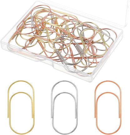 30 Pcs Jumbo Paper Clips Oversized 2 Inch Large Paper Clips Non Skid Smooth by Unknown