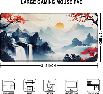 Large Gaming Mousepad, Waterproof Extra Large Mouse Pad - Image 3