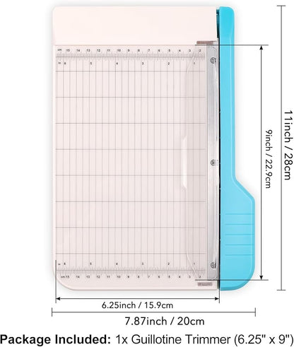 Guillotine Paper Trimmer, Dual Measuring Scales - Image 3