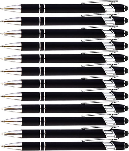PASISIBICK 12-Piece Black Ballpoint Pen - Image 5