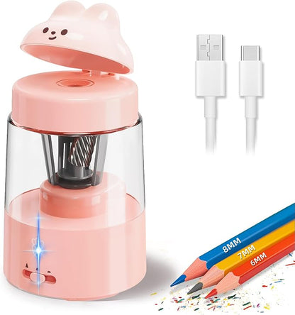 ZMOL Colored Pencil Sharpener for Kids Gift, Rechargeable Electric Pencil by ZMOL