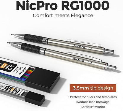 Nicpro 6PCS Art Mechanical Pencil Set - Image 2