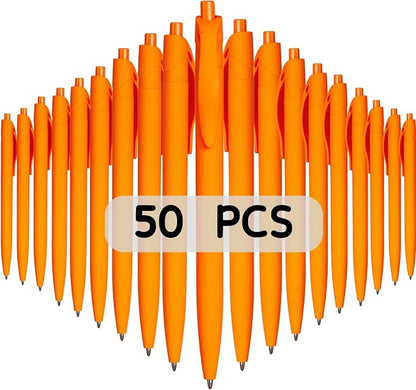BallPoint Pens, 50 Pack, Bulk Pens, Click Pens by Wiaziert
