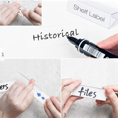 30pcs Plastic Shelf Label Holder - Image 8