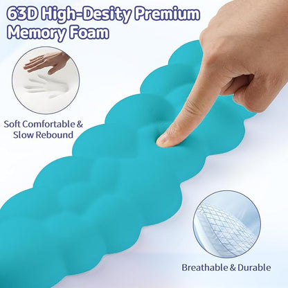 Sushret Cloud Wrist Rest Keyboard, Cloud Keyboard Wrist Pad Set - Image 4