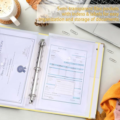 XKDOUS Important Document Organizer Emergency Binder Life Organizer Folio - Image 6