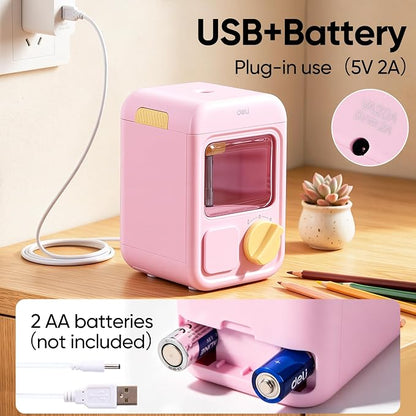 deli Electric Sharpener, Battery Powered, 3 Sizes - Image 4