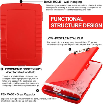 HWPRATO Clip Board Storage Clipboard Case Clip Boards - Image 3