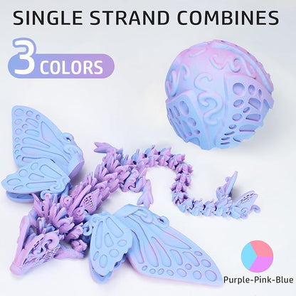 LOVOON Matte Tricolors PLA 3D Printer Filament Multi-Color Changing by Angle - Image 3