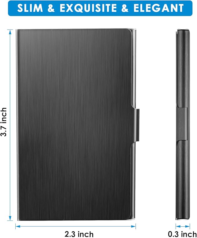 MaxGear Metal Business Card Holder - Image 7