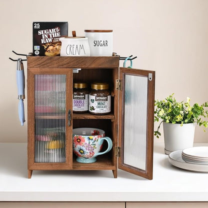 Ikee Design Wooden Countertop Storage Cabinet - Image 2