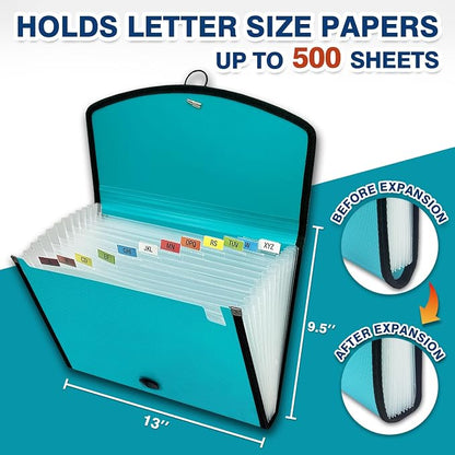 H4D 13-Pocket Accordion File Organizer - Image 4