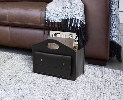 HofferRuffer Magazine Basket Holder, Foldable Magazine Rack, Document File - Image 2