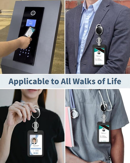 Uniclife 3 Pack Sliding Badge Holders - Image 5