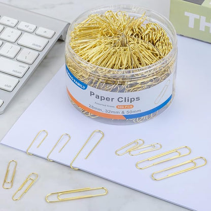 FUDAO FAMILY Assorted Sizes Paper Clips - Image 6