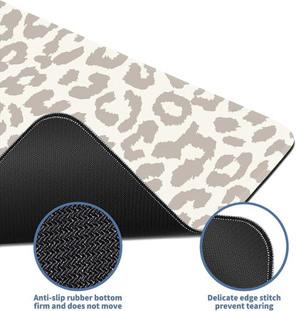 Leopard Print Mouse Pad Large Desk Mat Extended Keyboard Mouse Pad Cute XL - Image 4