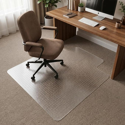Chair Mat for Carpet- Low Pile Carpet Protector for Office Gaming Computer Desk by TONOS