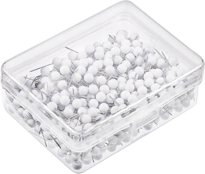 WILLBOND 500 Pack Map Push Pins Map Tacks Small Round Head Push Pins Thumb Tacks - Image 6