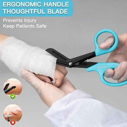 Trauma Shears - RISEMART Medical Scissors Bandage Scissors - Image 4