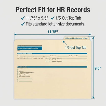 ComplyRight Hiring/Employment Folder, Document Filing Folder - Image 6
