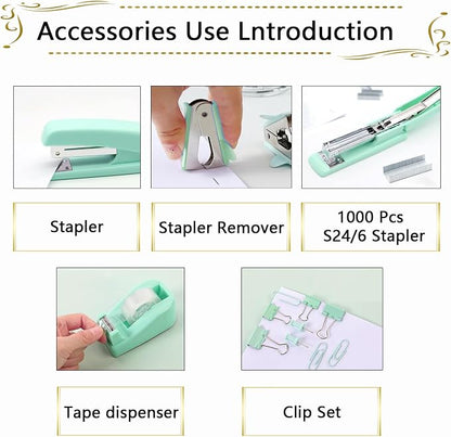 Office Supplies, Stapler and Tape Dispenser Set - Image 2