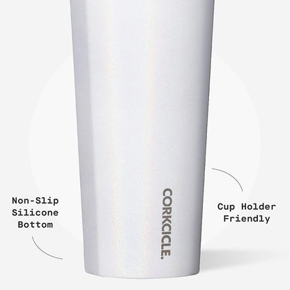 Corkcicle Cold Cup Insulated Tumbler with Straw - Keeps Drinks Cold for 12 Hours - Triple-Insulated Stainless Steel - Leak-Resistant Lid - Summer Drinkware Gift - 24 oz - Unicorn Magic - Image 5