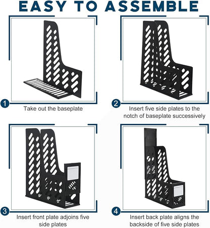 Glenmal 12 Pack Magazine Organizers Binder Organizer - Image 3
