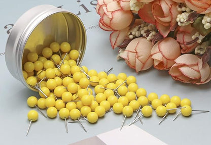 Tupalizy 100PCS 1/4 Inch Small Round Head Map Tacks Pins - Image 6