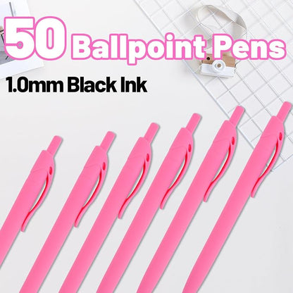 BallPoint Pens, 50 Pack, Bulk Pens, Click Pens - Image 3