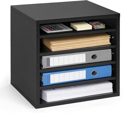 VEVOR Literature Organizer, 5 Compartments Office Mailbox by VEVOR