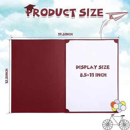 Fainne 80 Pieces Certificate Holders Diploma Holders Document Holder - Image 2