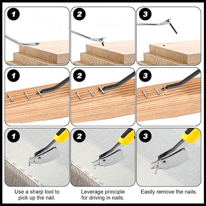 3PCS Heavy Duty Construction Staple Remover - Image 6