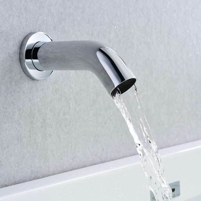 sumerain Rain Shower System with Tub Spout, Tub Shower Faucet Set with 8 inches Shower Head and Hand Shower, Valve Included Chrome - Image 5