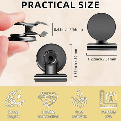 Grtard 6 Pack Magnetic Clips Heavy Duty, Magnet Clips - Image 2