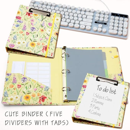 Mini Binder Organizer，1 Inch 3 Ring Binder - Image 2