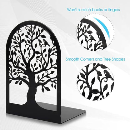 HappyHapi Book Ends, Metal Bookends - Image 3