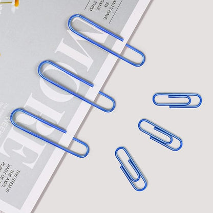 Vinaco Blue Paper Clips, 1.3" & 2" Paper Clips, Durable & Rustproof - Image 5